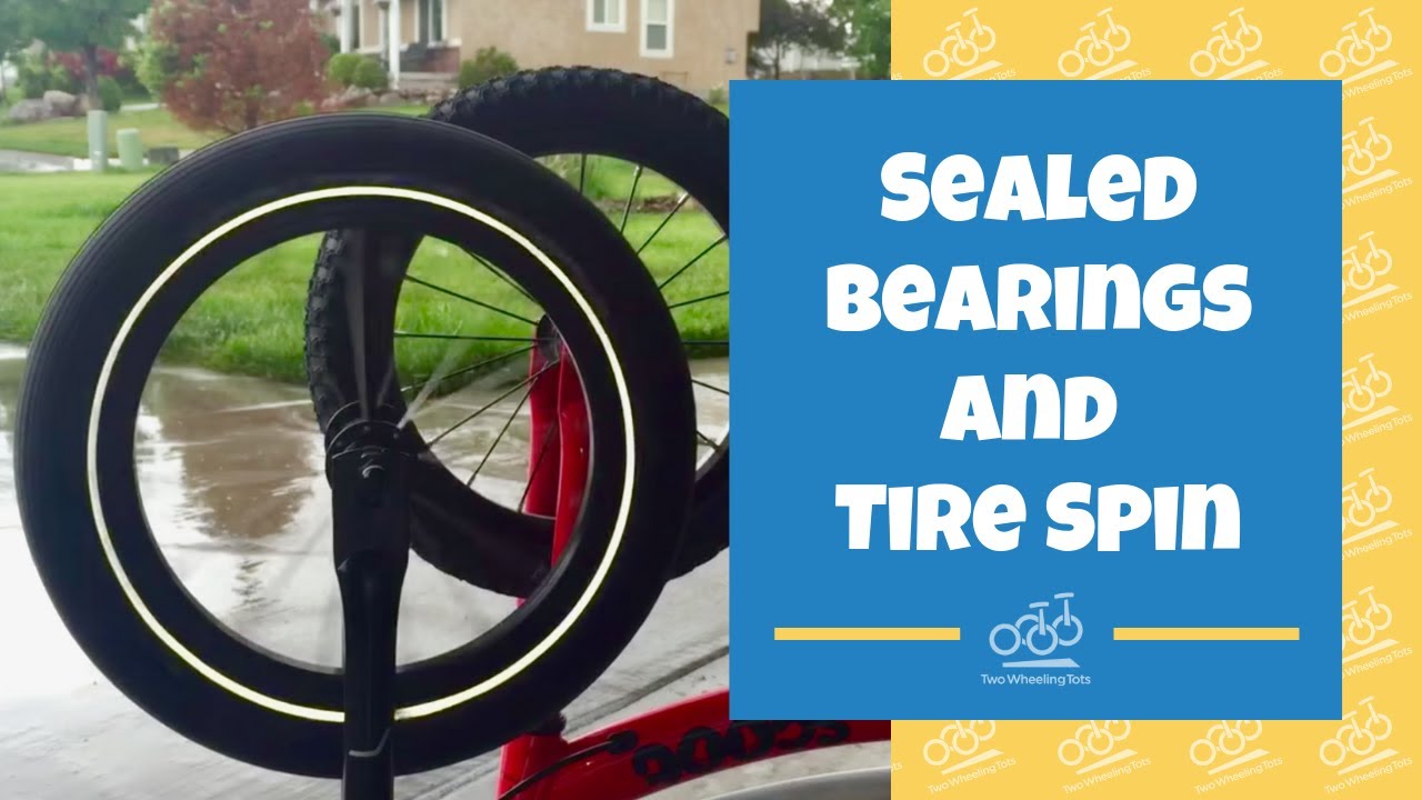 Sealed Bearings and Tire Spin (Video Demonstration)