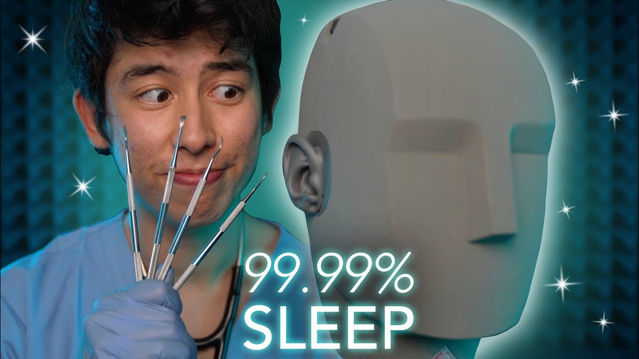 ASMR for people who REALLY NEED sleep (Ear Cleaning)