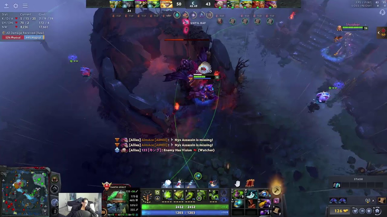 Earth Spirit (Main) practicing | New Patch 7.40b