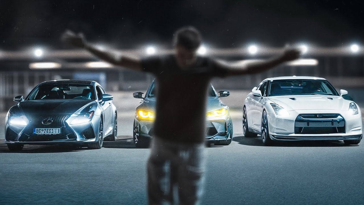 Subota veče sa prijateljima (vožnja kroz Beogad) *BMW M3 brzi od FERRARI F8?