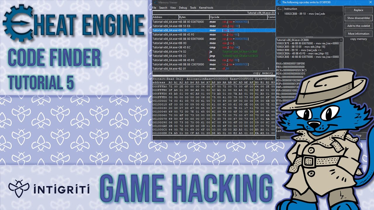 Cheat Engine: Code Finder (урок 5) — серия «Взлом игр»