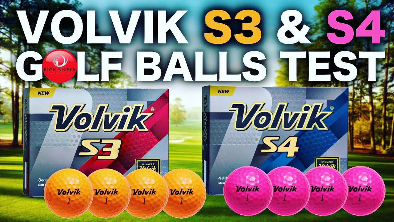 NEW VOLVIK S3 & S4 GOLF BALLS TESTED
