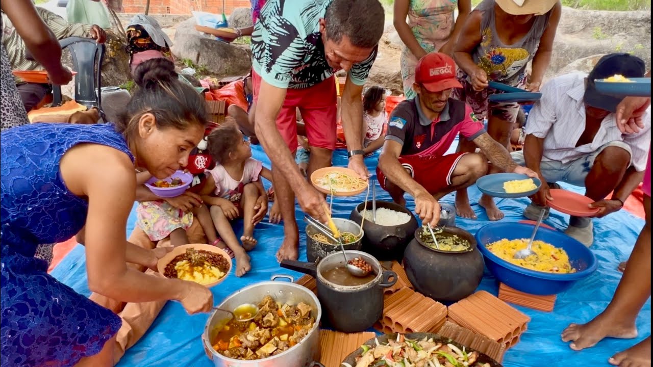 ALMOÇO NA ROÇA, BEIRA DO RIACHO, CASA DE 