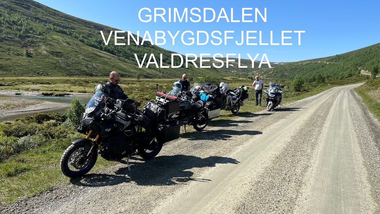 MC Ride Norway    Over Typical Norwegian Mountain     BMW GS