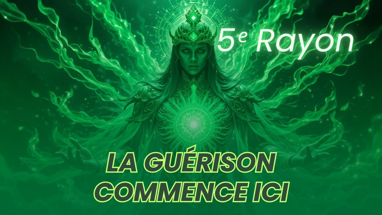 MAÎTRE HILARION ACTIVE LE RAYON VERT POUR GUÉRIR CE QUE TON ESPRIT REFUSE DE VOIR