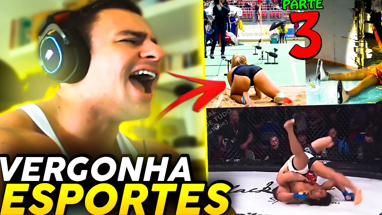 SUPER XANDÃO REAGINDO A MOMENTOS VERGONHOSOS e EMBARAÇOSOS NOS ESPORTES - Fala de Tudo