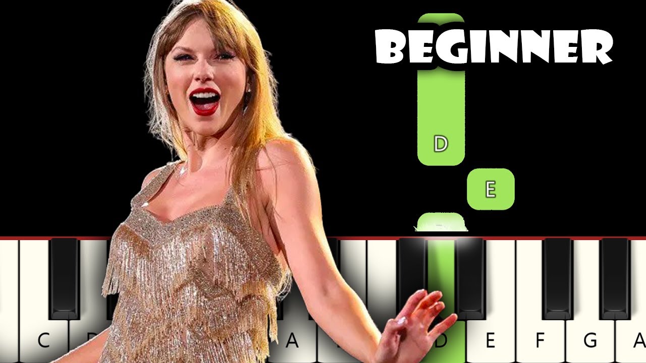 You Belong with Me - Taylor Swift - BEGINNER PIANO TUTORIAL - Slow Speed