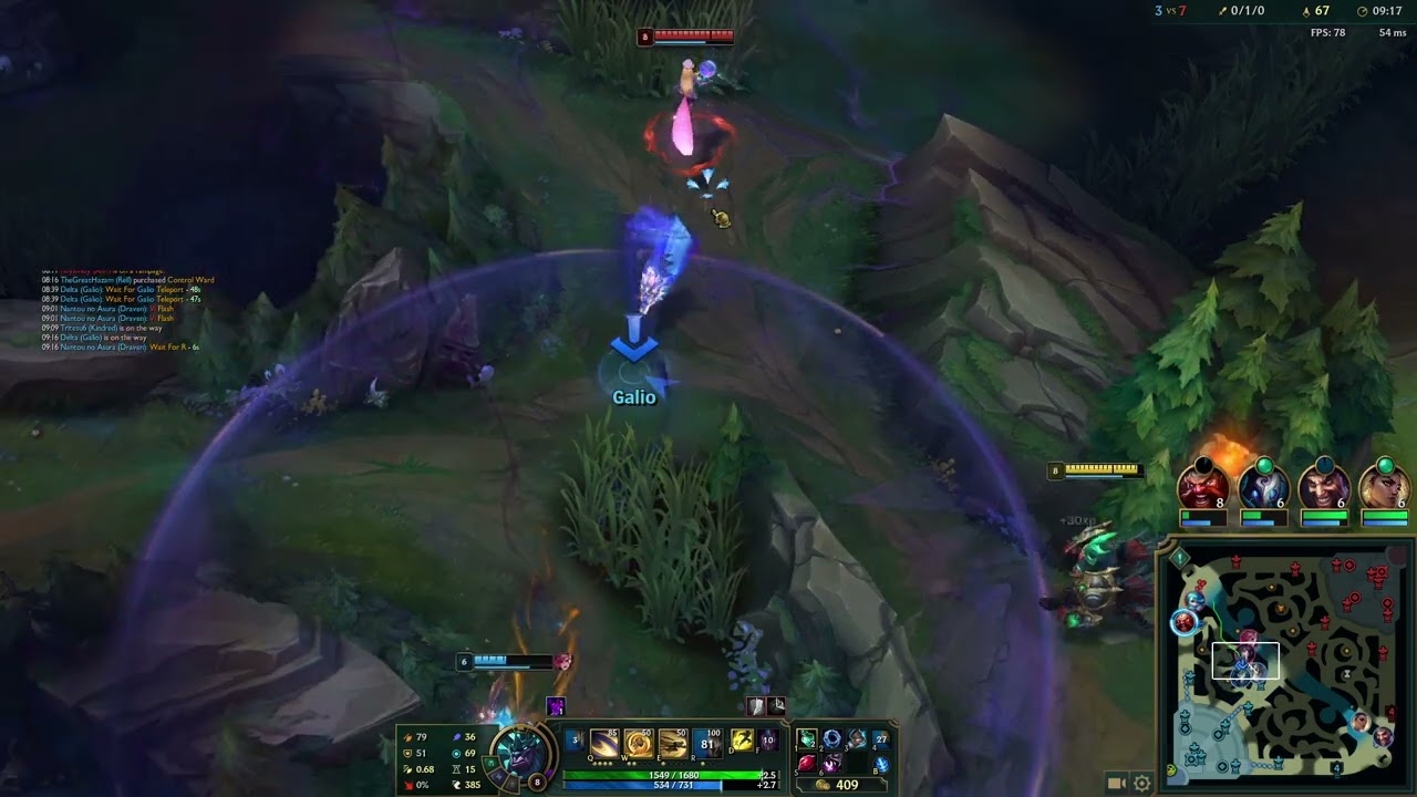 M100lp   Galio Kindred v Ahri Vi