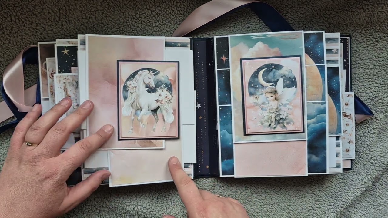 Album dla dziewczynki z kolekcji Dreamland Mintay Papers