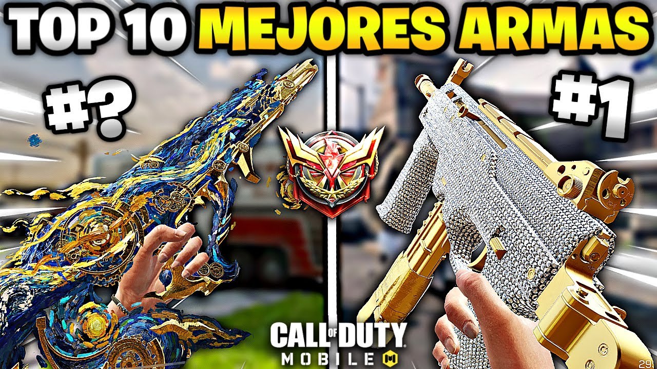 LAS 10 MEJORES ARMAS PARA RANKED EN LA NUEVA TEMPORADA DE COD MOBILE | NUEVA TEMPORADA 1 CODMOBILE..