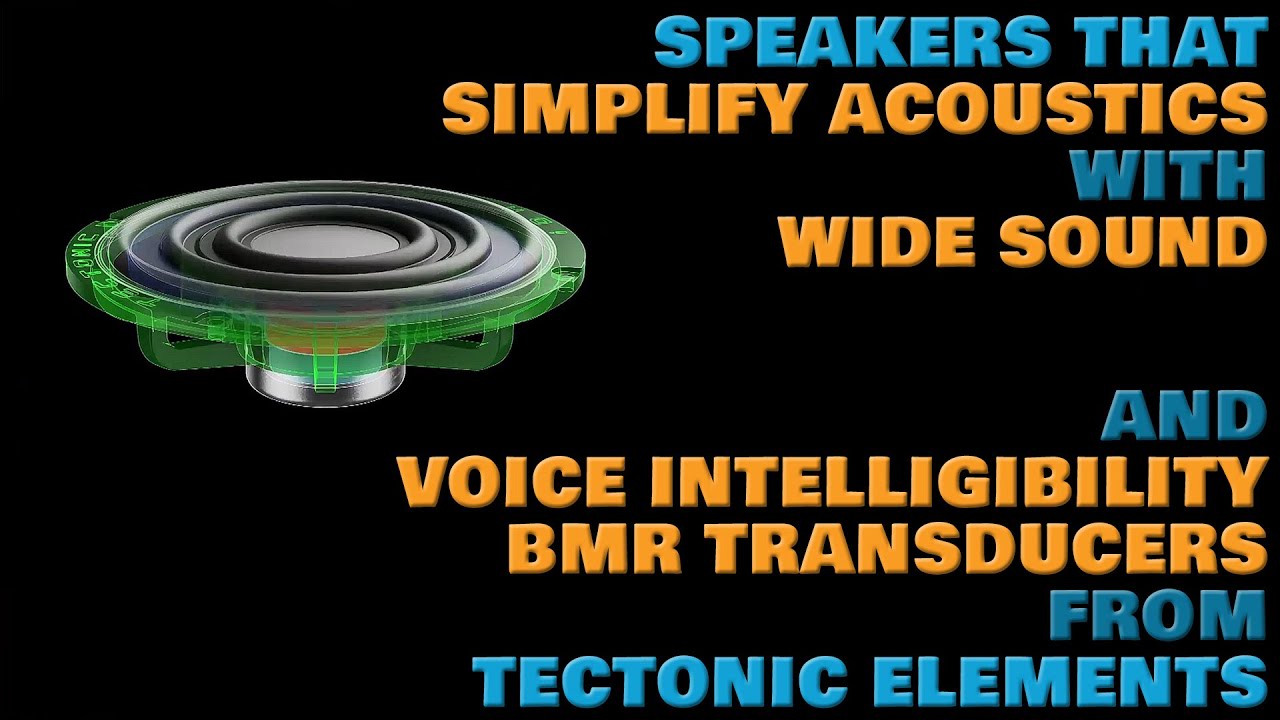 dB Presents BMR transducer technology from Tectonic Audio Labs