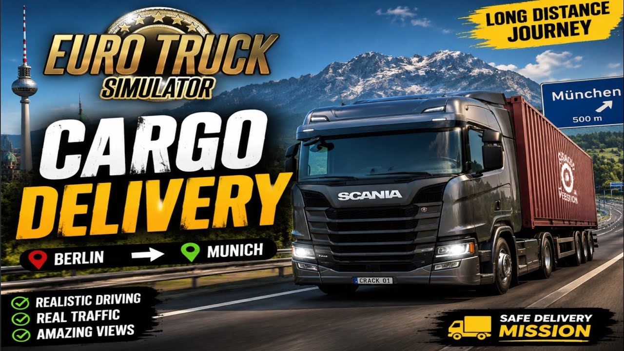 Realistic Long Distance Truck Driving 🚛 | 