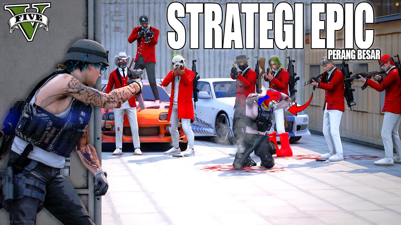 PENYELAMATAN SEORANG TEMAN !! MENGHABISI SEMUA MAFIA YANG ADA !! GTA 5 ROLEPLAY