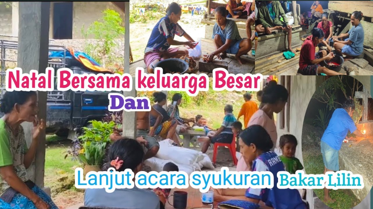 Natal Bersama Keluarga Besar Dan Lanjut Acara Syukuran Bakar Lilin