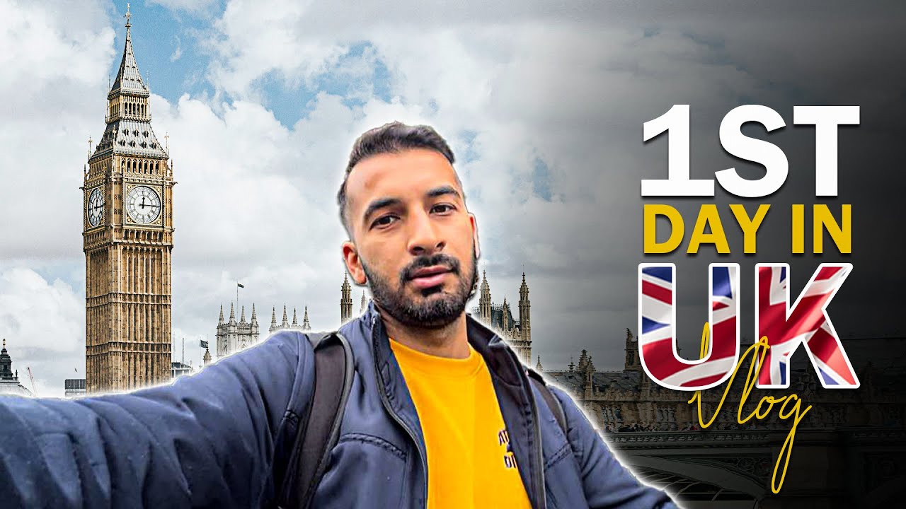 Landing in London | My First Day in UK  🇬🇧