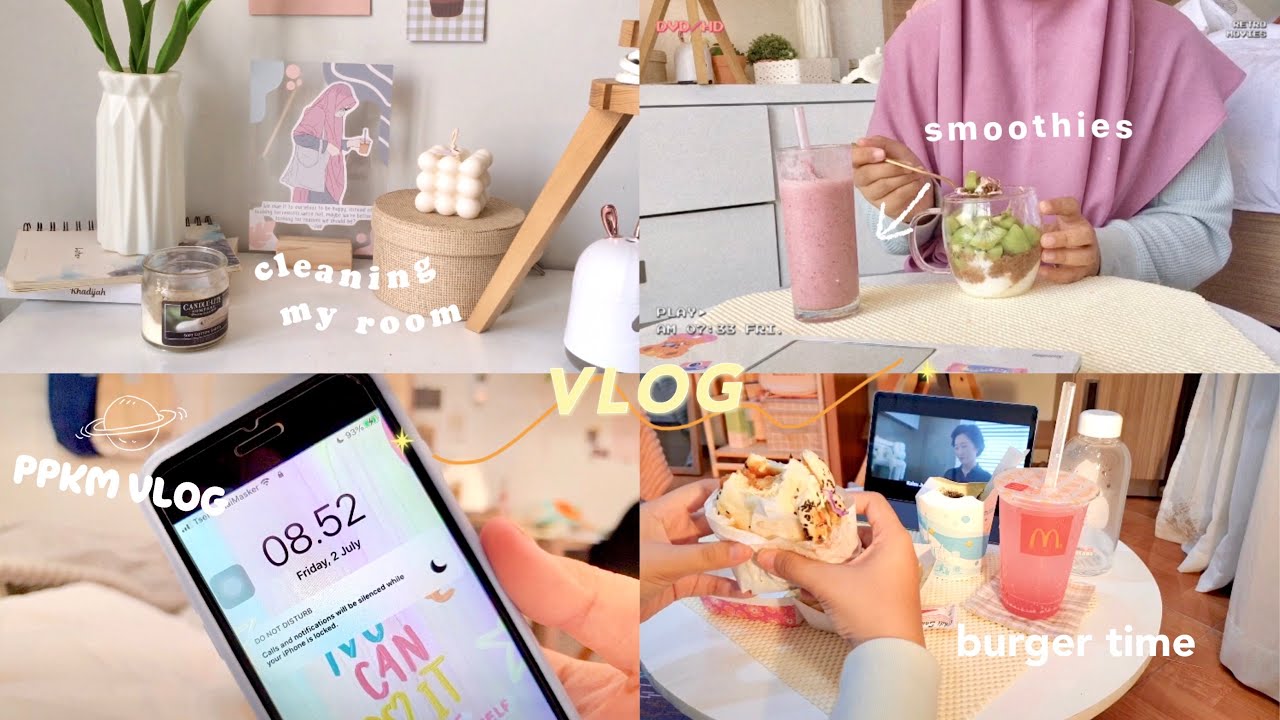VLOG•ppkm edition• : making breakfast, groceries, beef bulgogi, work out, healthy smothies🥝🍖🫐