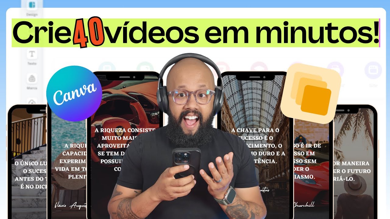 💥 SUPER FÁCIL: Crie VÍDEOS automaticamente com essa novidade CANVA!