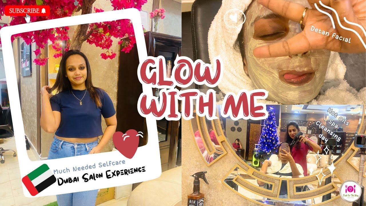 Dubai සලූන් එකක දවසක්| 💇🏻‍♀️💆🏻‍♀️Selfcare day | life in Dubai 🇦🇪