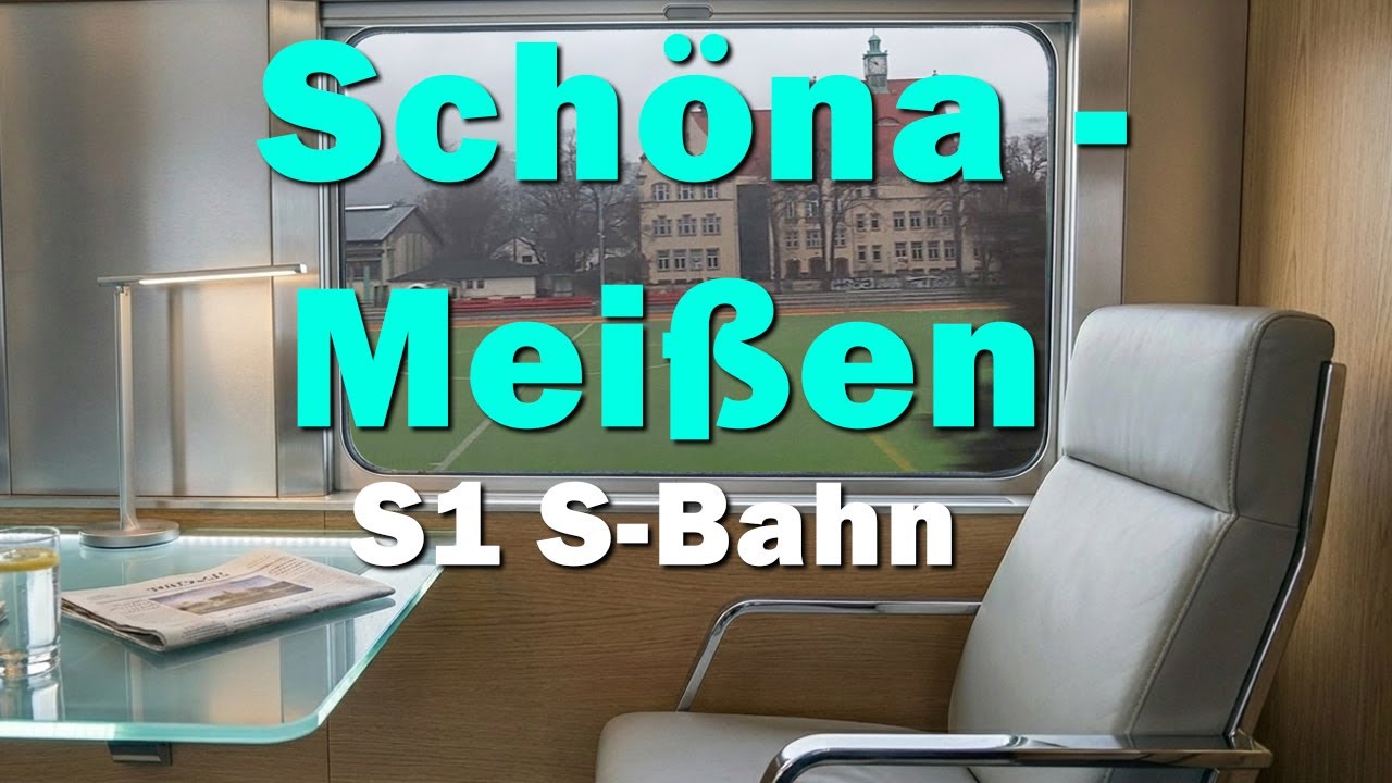 Schöna - Meißen | S1 S-Bahn | Train Window POV | 4k