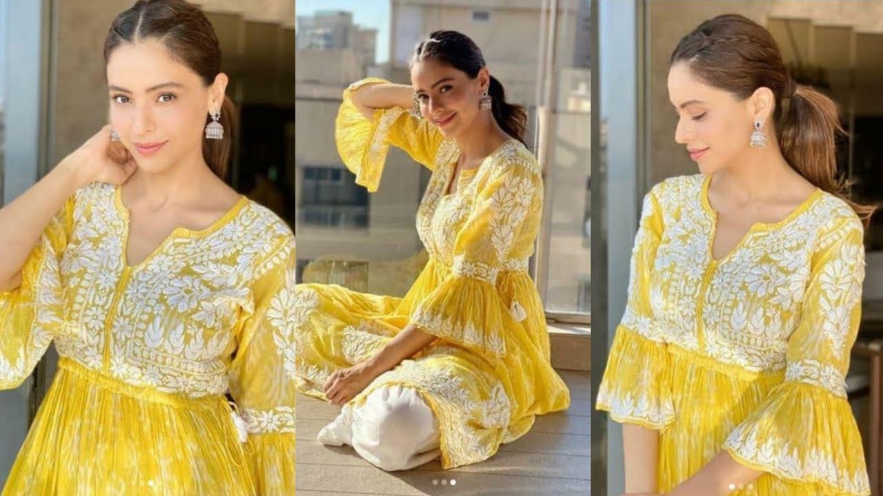 Aamna Sharif Wears Yellow Indian Attire With Sheer Grace- Check Beautiful Pics