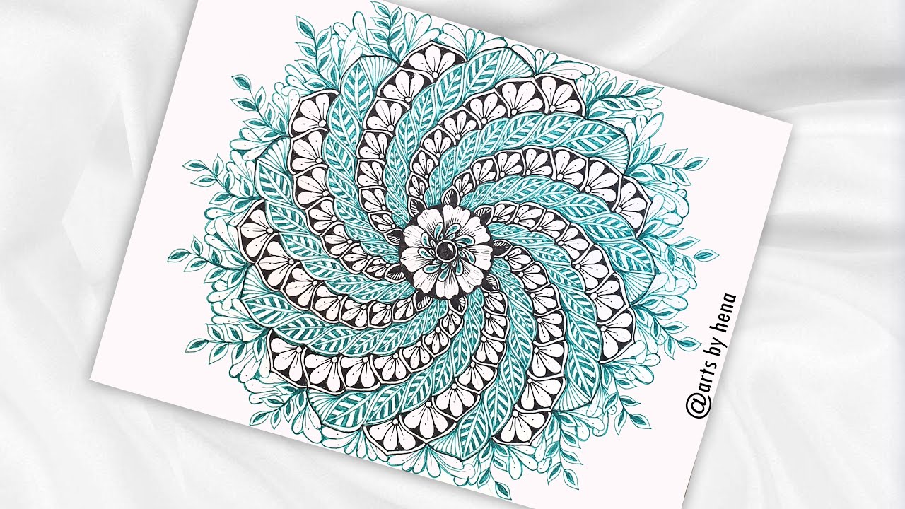 🌸Beautiful  Mandala Art🌸How To Draw Colorful  Mandala Art For Beginners ||  Mandala Art