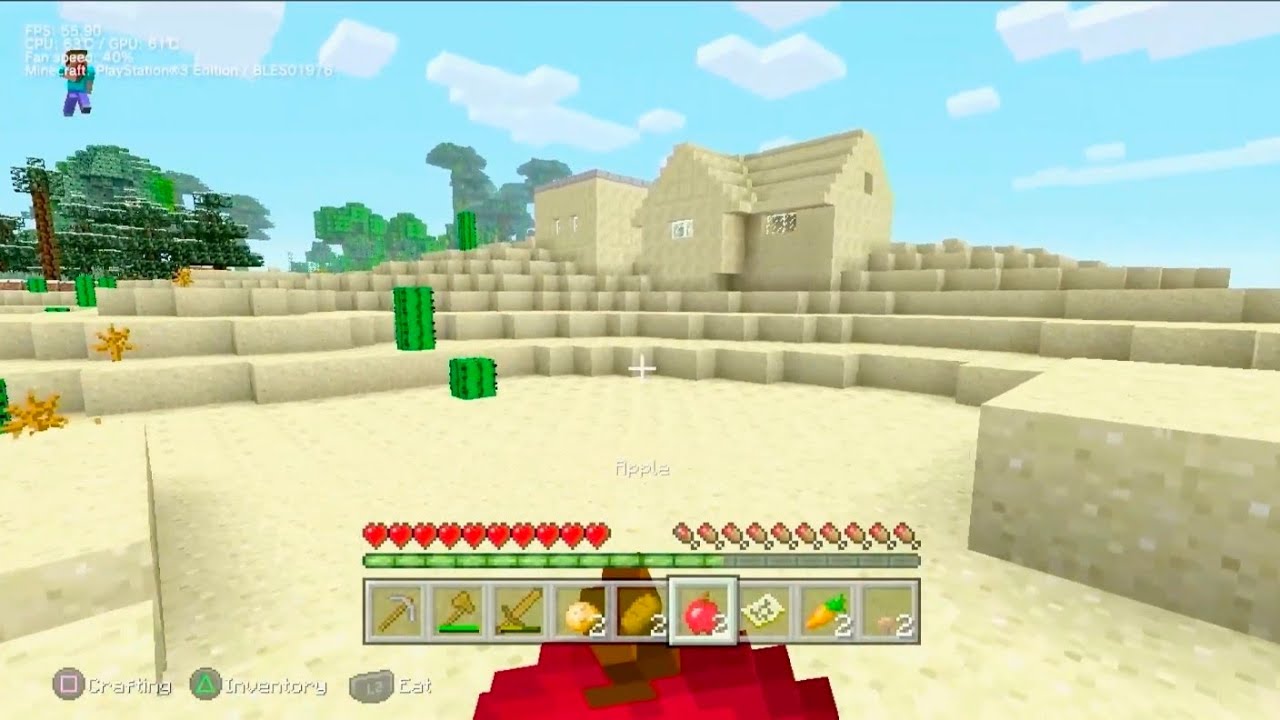 Playing Minecraft On A Backwards Compatible PS3 In 2025 (No Commentary)