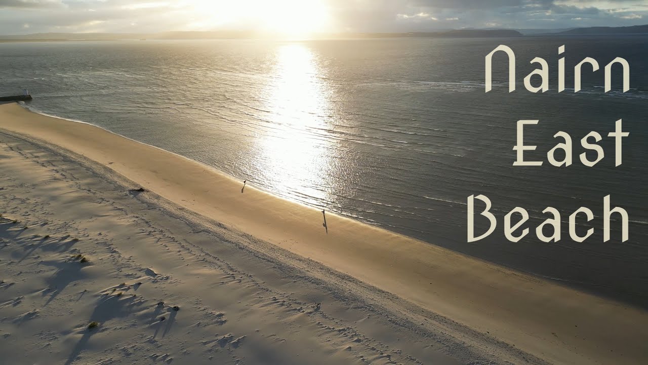Nairn East Beach during Golden Hour - Scotland | 4K | DJI Mini 3 Pro and Pixel 8 Pro