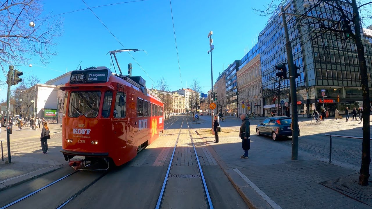 Raitiolinja 8, 6, 8: Jätkäsaari–Arabia–Eiranranta–Arabia–Jätkäsaari