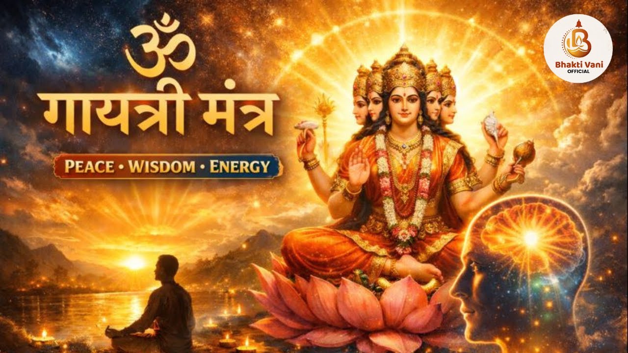 ॐ गायत्री मंत्र | Gayatri Mantra | Peace • Wisdom • Divine Energy