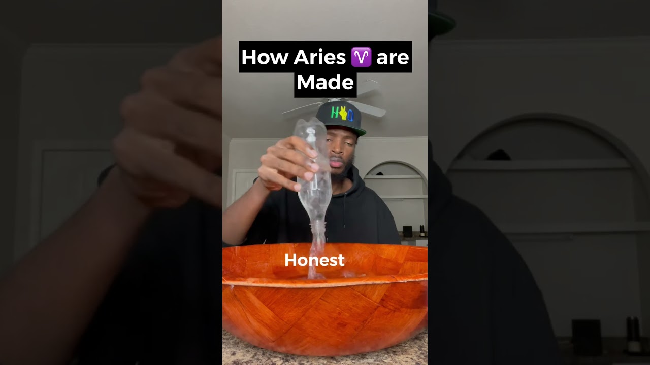 How Aries ♈️ are made #shorts