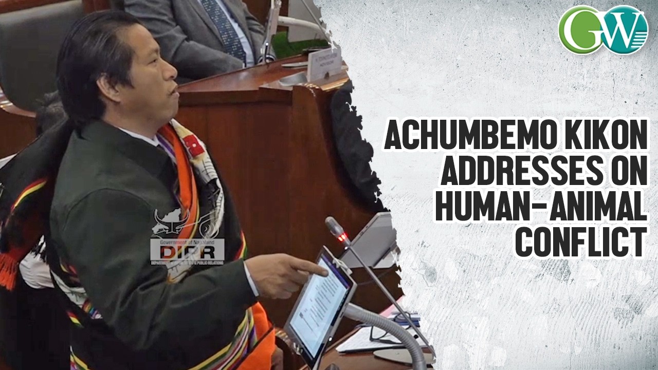 ACHUMBEMO KIKON ADDRESSES ON HUMAN-ANIMAL CONFLICT: BHANDARI AC MOST AFFECTED