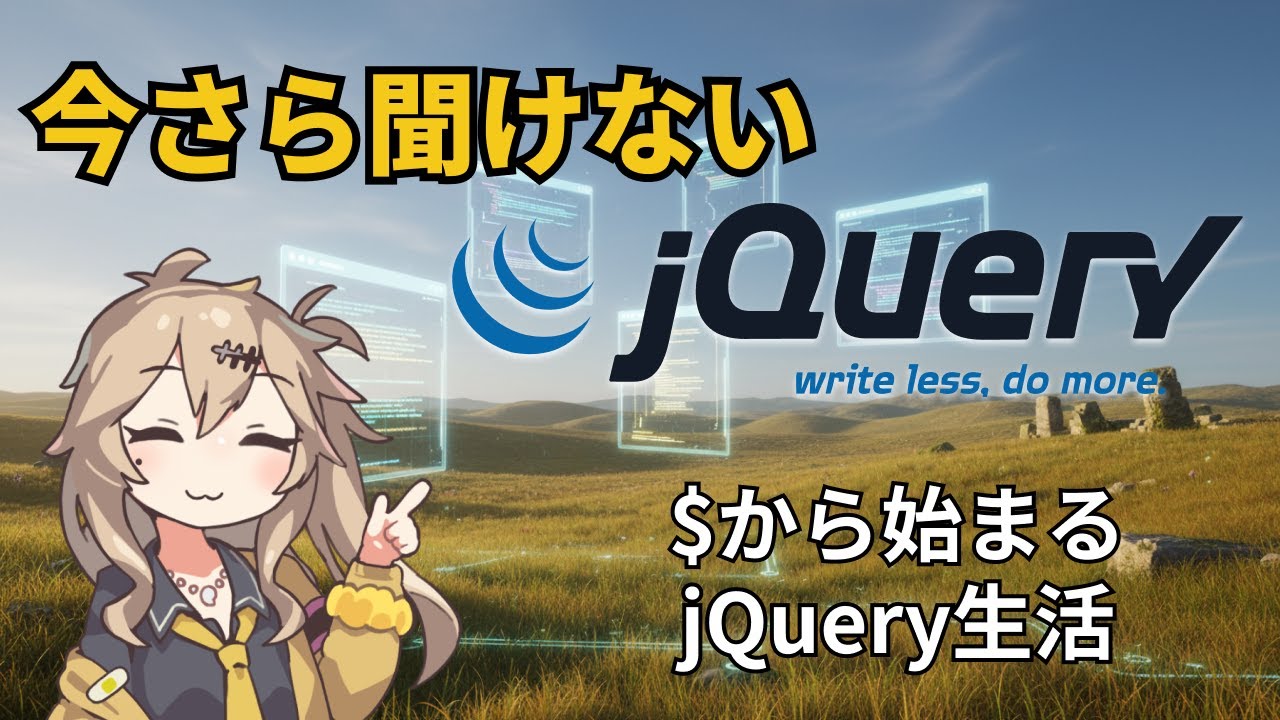 今さら聞けないjQuery！