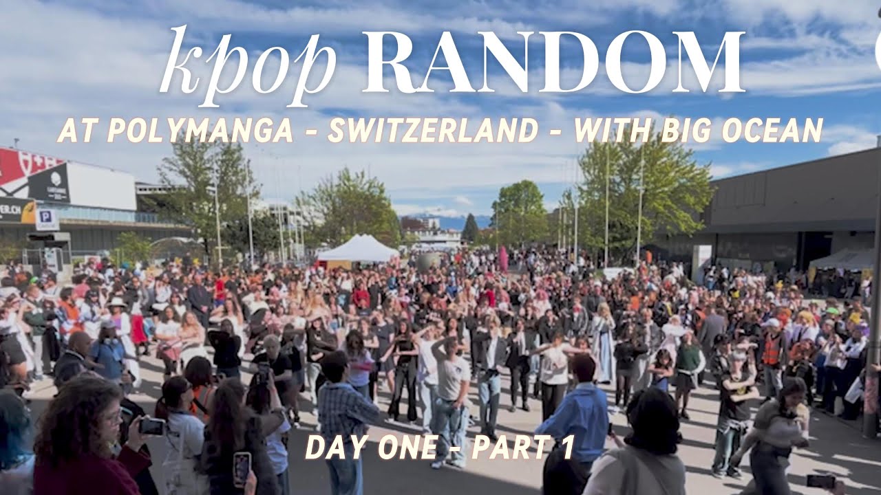 [KPOP IN PUBLIC] K-POP RANDOM IN SWISS AT POLYMANGA🇨🇭(2025) - PART 1 - PINK BLOOD CREW X BIG OCEAN