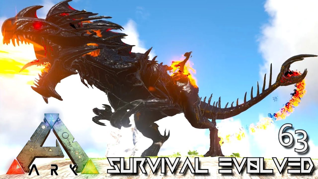ARK: SURVIVAL EVOLVED - ГОДЗИЛЛА КОРОЛЕВА-ЖНЕЦ ДЕМОНИЧЕСКАЯ ИМПЕРАТРИЦА E63 !!! (ПЕРВОБЫТНЫЙ СТРА...