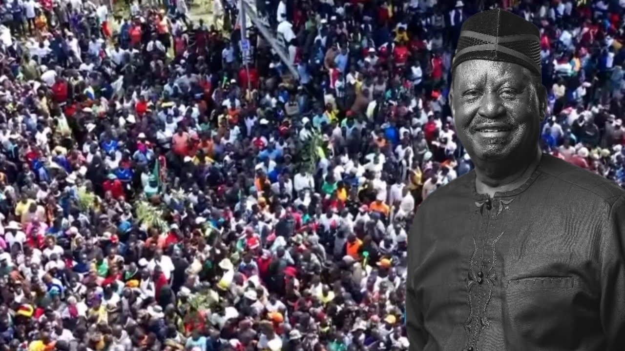 Police Struggle To Control Raila Mourners In Kisumu For Body Viewing