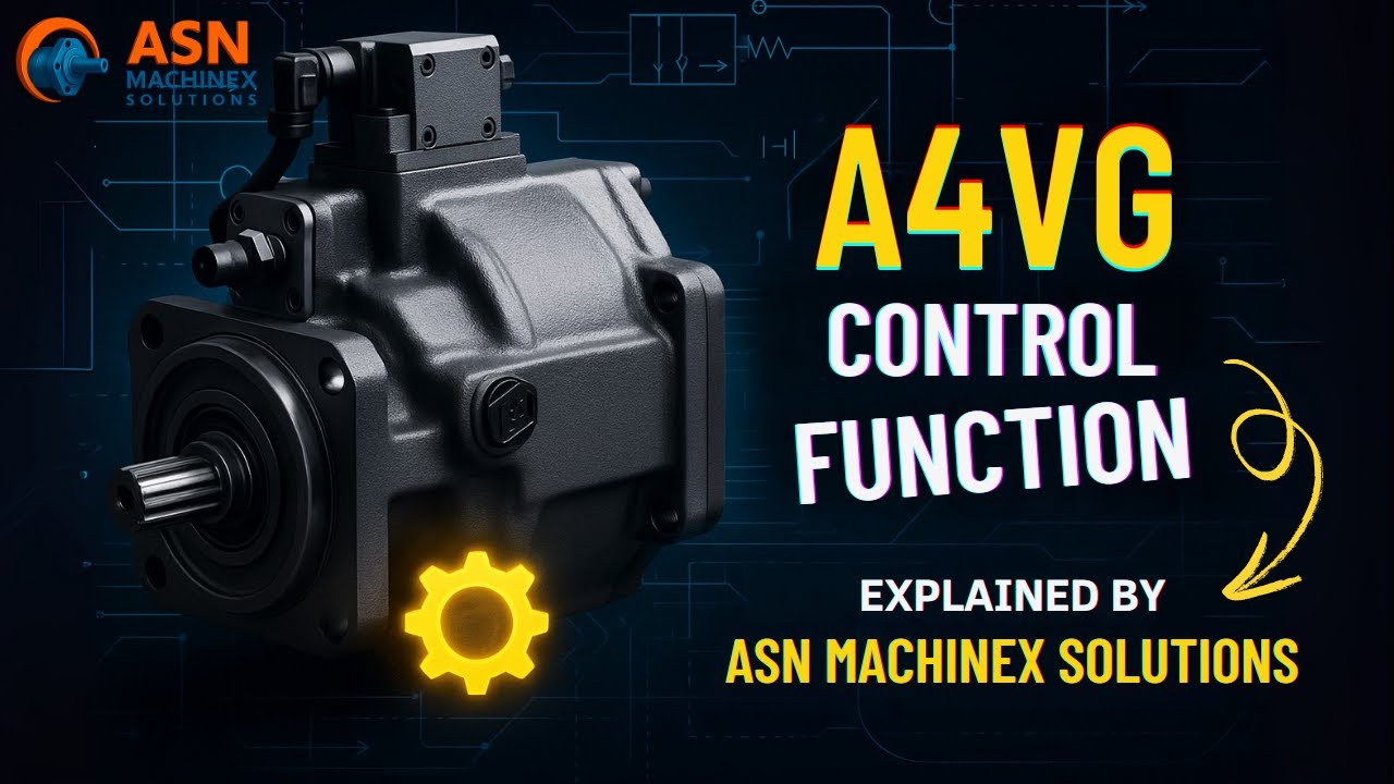 Rexroth A4VG Control Demo | ASN Machinex#A4VG #RexrothPump #HydraulicControl