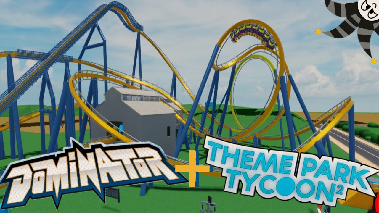 Building Dominator from Kings Dominion in Theme Park Tycoon 2