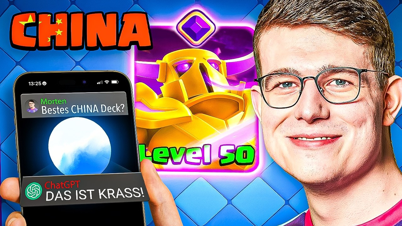 😱⚙️CHATGPT BAUT MEINE DECKS AUF DEM CHINA SERVER... (Verrückter Bug) | Clash Royale Deutsch