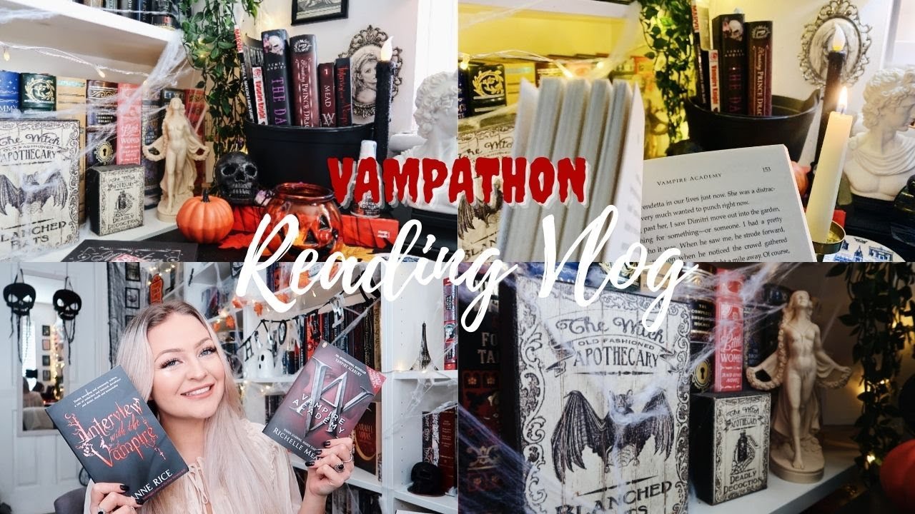 VAMPATHON READING VLOG!🦇 Vampire Academy, Autumn Walks & My New Reading Light!