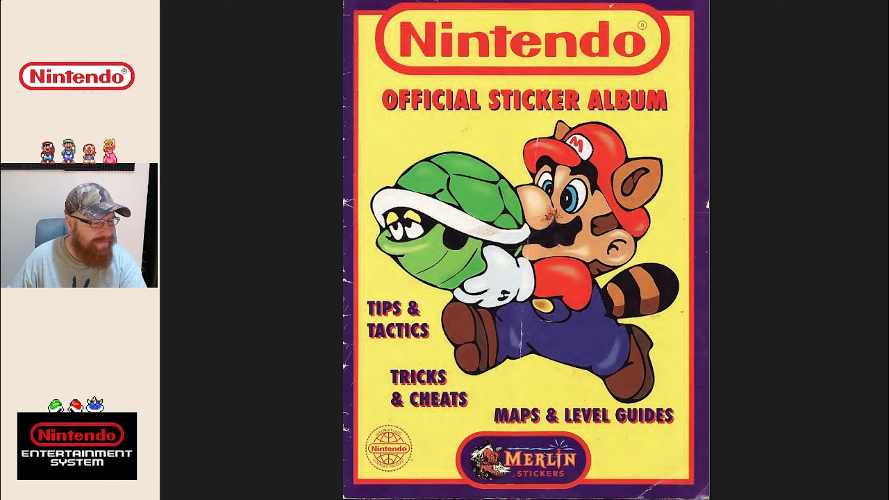Официальный альбом наклеек Nintendo 1992 года ПОЛНЫЙ!😀
