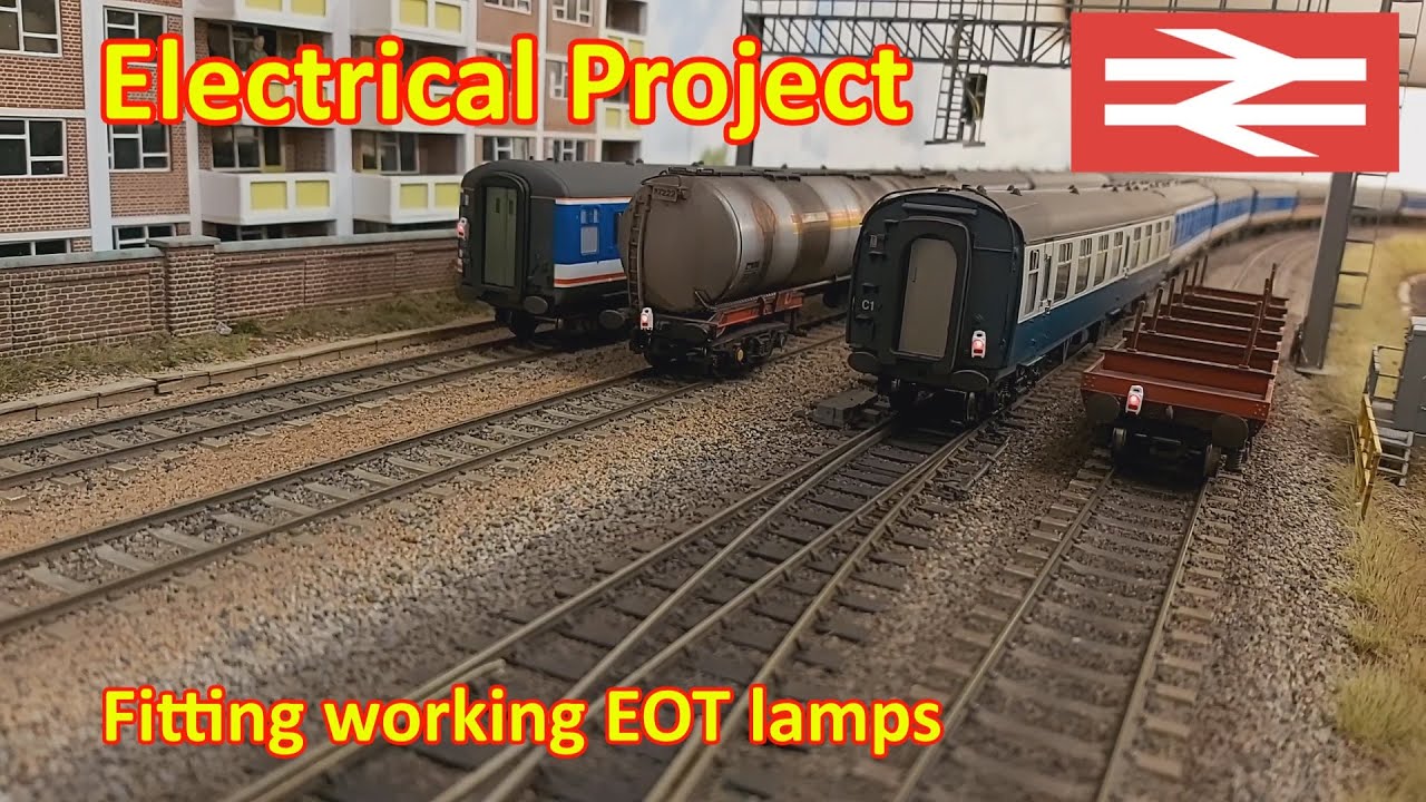 Fitting working end of train lamps