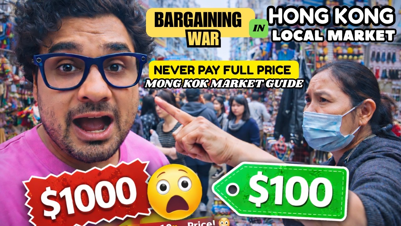 Hong Kong's Craziest Market - MONG KOK! Bargain or Scam? | Day 3 in HONG KONG (Part 1)