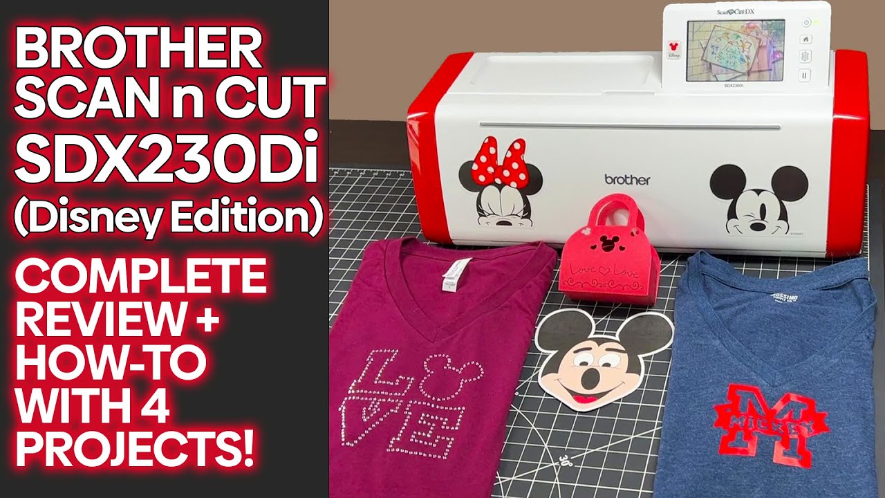 New Brother ScanNCut DX SDX230Di Electronic Cutting Machine | COMPLETE REVIEW
