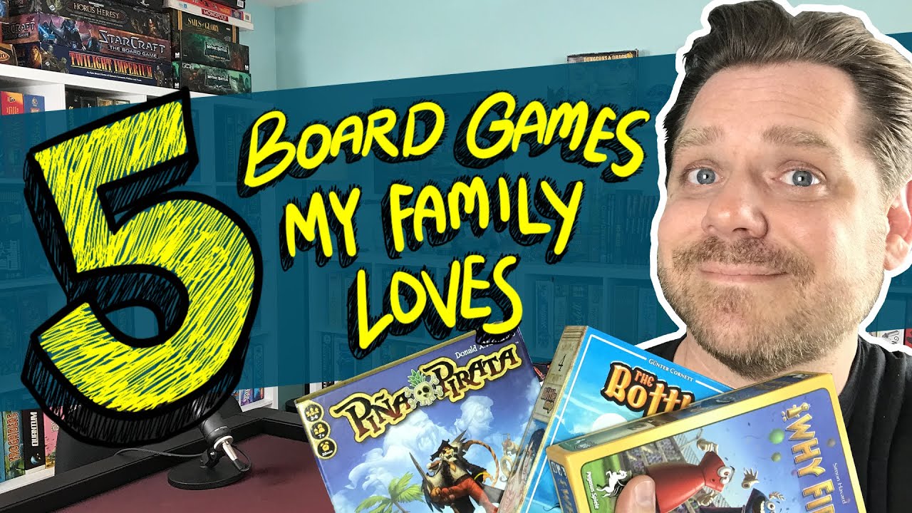5 Board Games My Family Loves