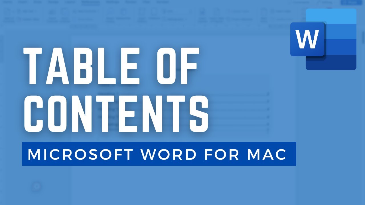 Как вставить оглавление в Microsoft Word для Mac