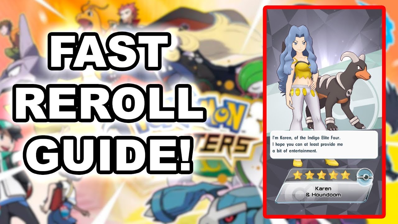 FASTEST Way To Reroll for 5 Star Sync Pairs! | Pokemon Masters