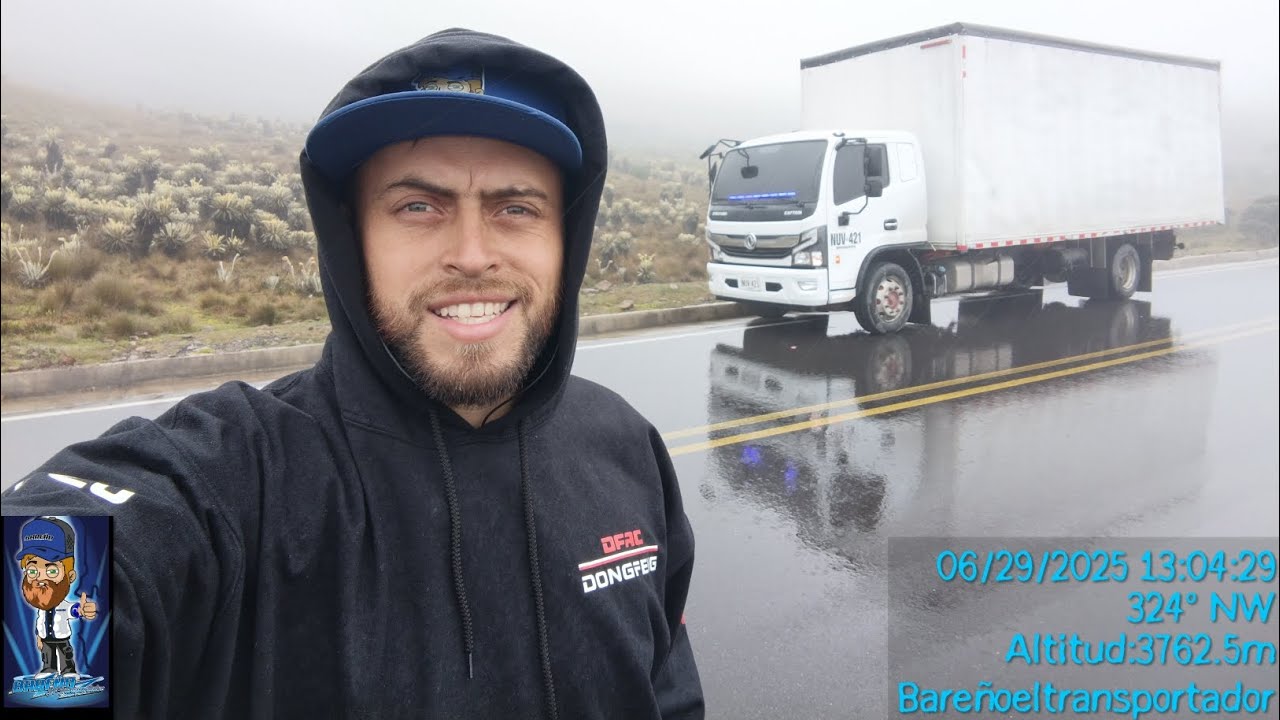 (Chitaga - Bogotá) el PARAMO DEL ALMORZADERO 🏔🏔🥶🥶 (Cúcuta - Bogotá pt2) con mi Dongfeng ddr 7000 🇨🇴🚚