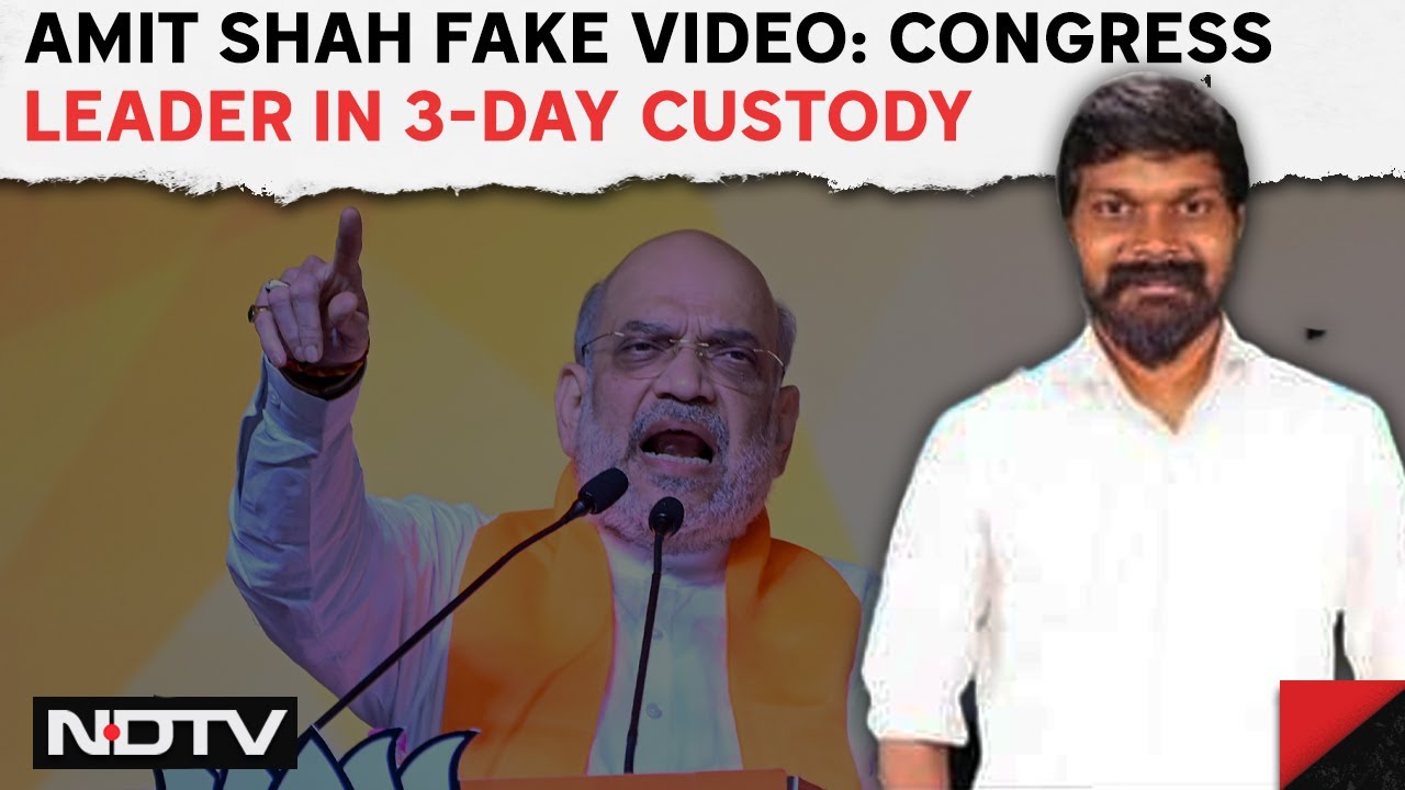 Amit Shah Fake Video Case: Congress Leader In 3-Day Custody, Party Protests