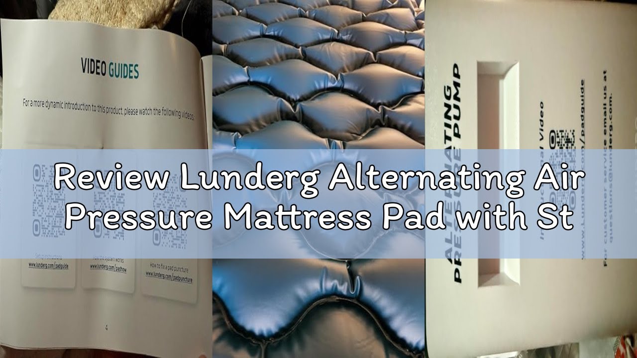 Review Lunderg Alternating Air Pressure Mattress Pad with Static Mode - Comfortable Bed Sore Prevent