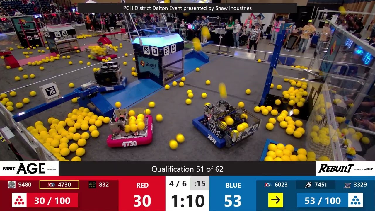 Qualification Match 51 - PCH District Dalton Event presented by Shaw Industries